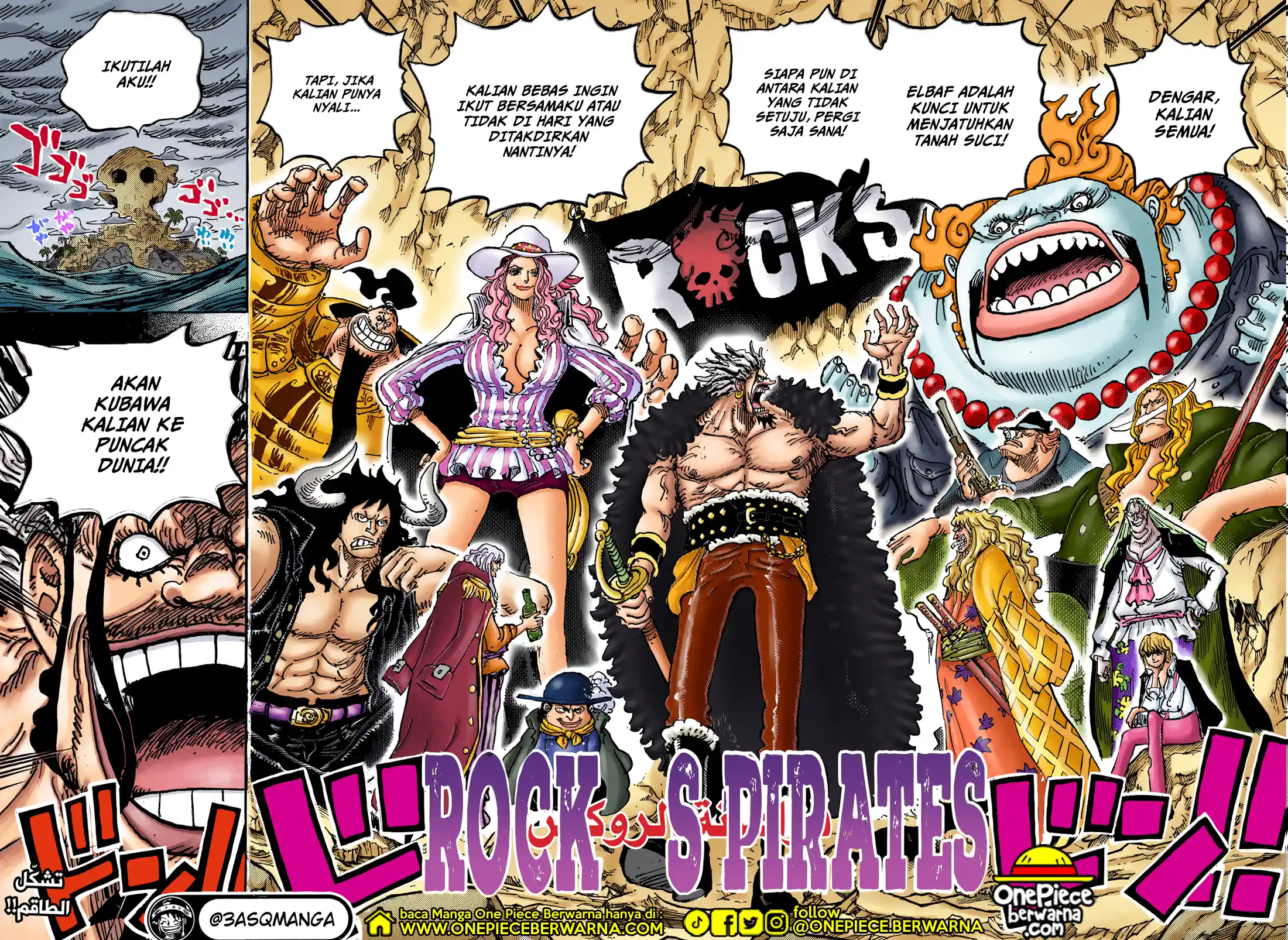 One Piece 1156 indo, One Piece 1157, One Piece Berwarna Chapter 1156 Bahasa indonesia HD
